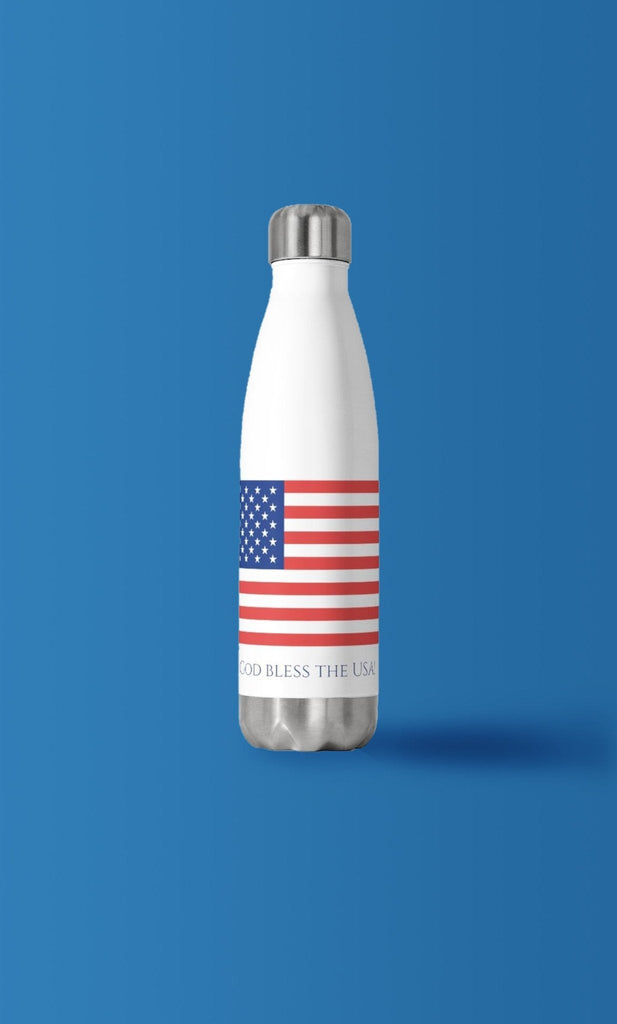 God Bless the USA - Insulated Bottle -  20oz -  Trini-T Ministries