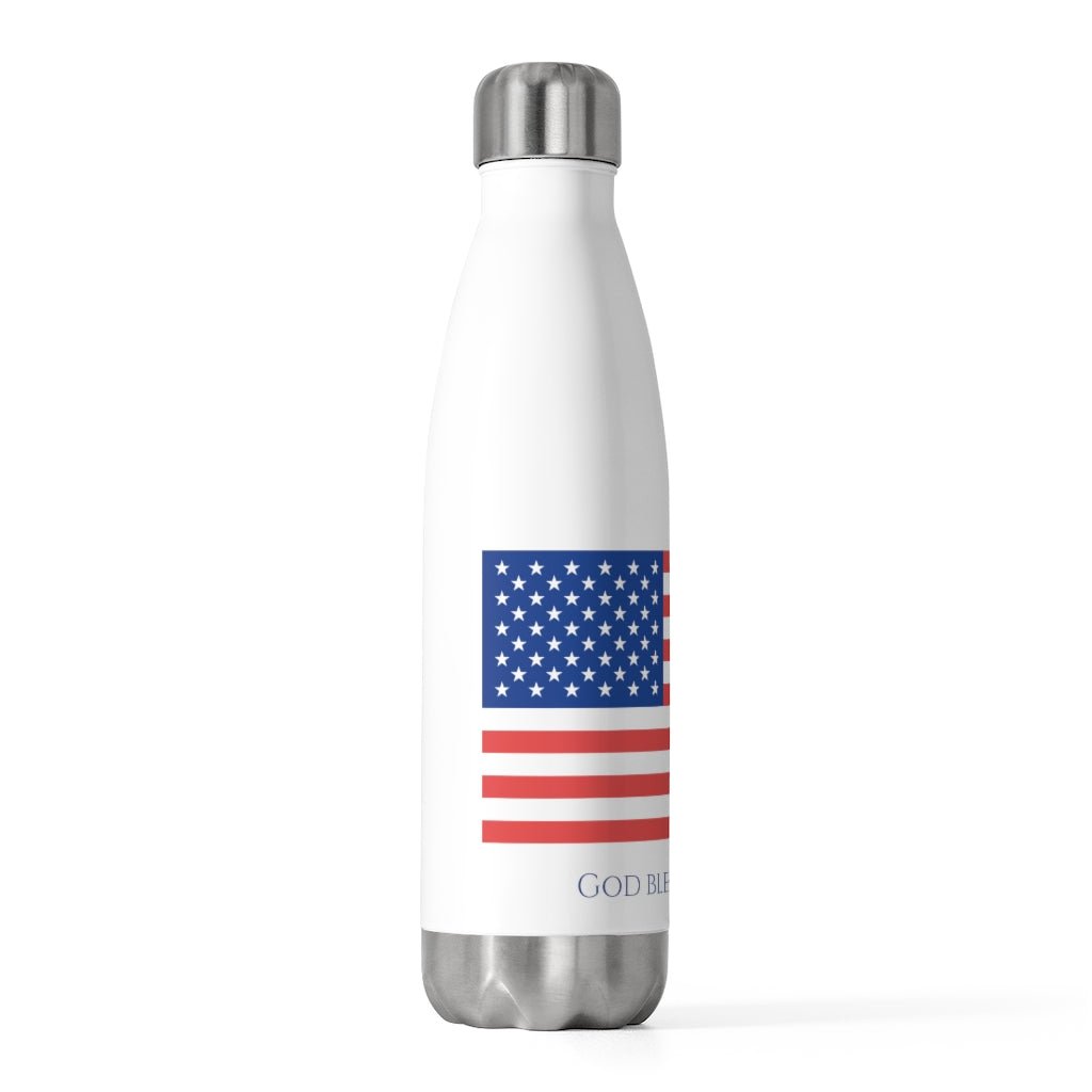 God Bless the USA - Insulated Bottle -  20oz -  Trini-T Ministries