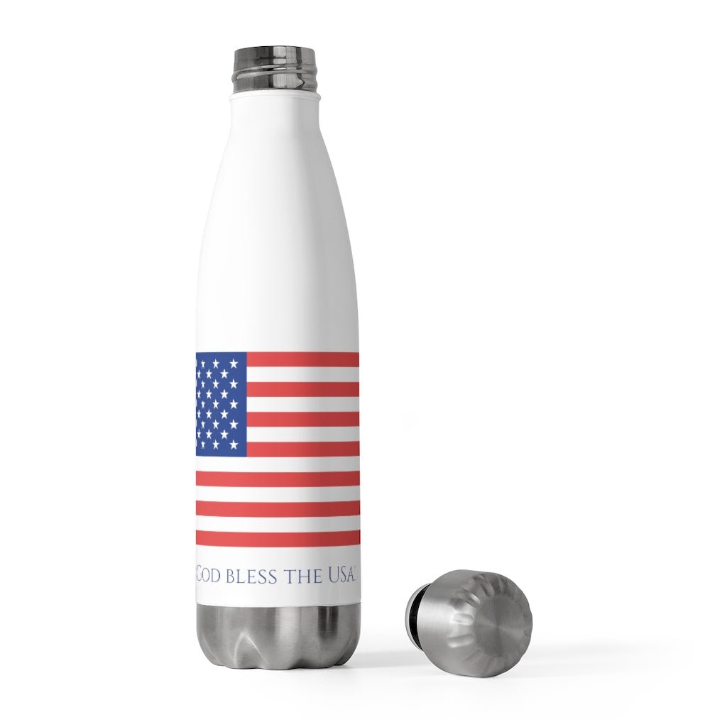 God Bless the USA - Insulated Bottle -  20oz -  Trini-T Ministries