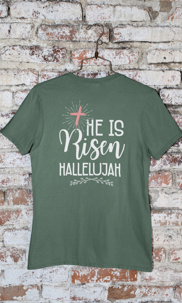 Hallelujah - Men's T -  White / S, White / M, White / L, White / XL, White / 2XL, White / 3XL, Aqua / S, Black / S, Navy / S, Aqua / M -  Trini-T Ministries