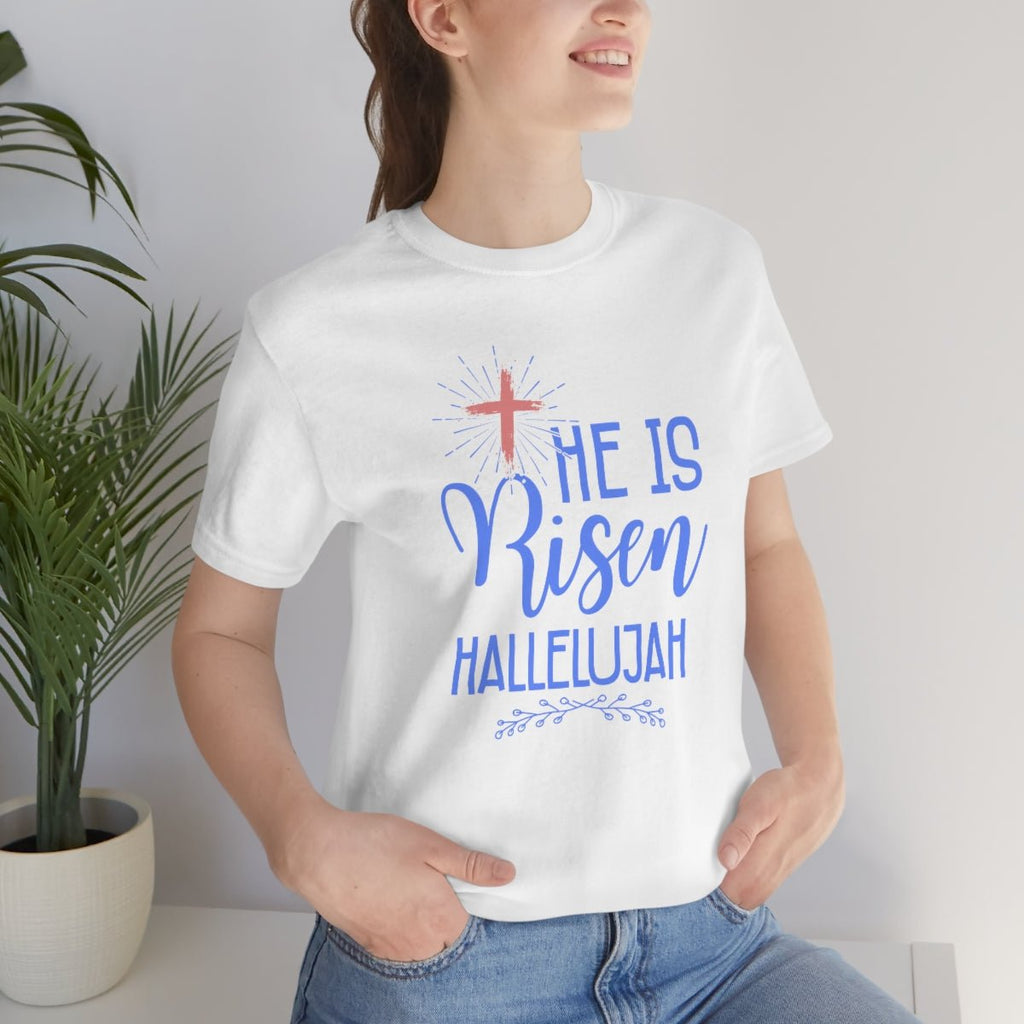 Hallelujah - T -  White / S, White / M, White / L, White / XL, White / 2XL, White / 3XL, Aqua / S, Black / S, Navy / S, Pink / S -  Trini-T Ministries