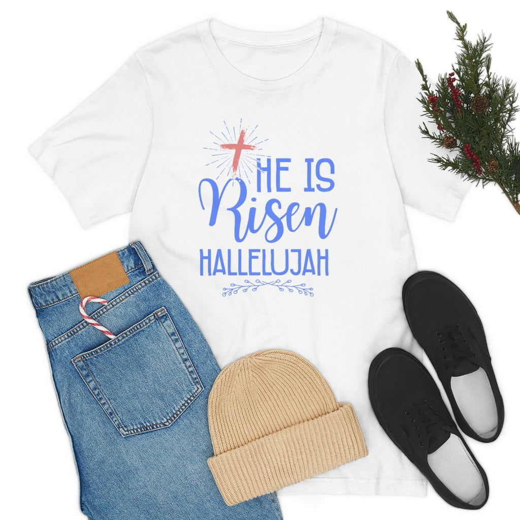 Hallelujah - T -  White / S, White / M, White / L, White / XL, White / 2XL, White / 3XL, Aqua / S, Black / S, Navy / S, Pink / S -  Trini-T Ministries