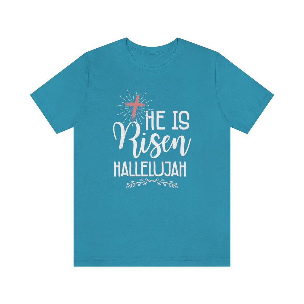 Hallelujah - T -  White / S, White / M, White / L, White / XL, White / 2XL, White / 3XL, Aqua / S, Black / S, Navy / S, Pink / S -  Trini-T Ministries