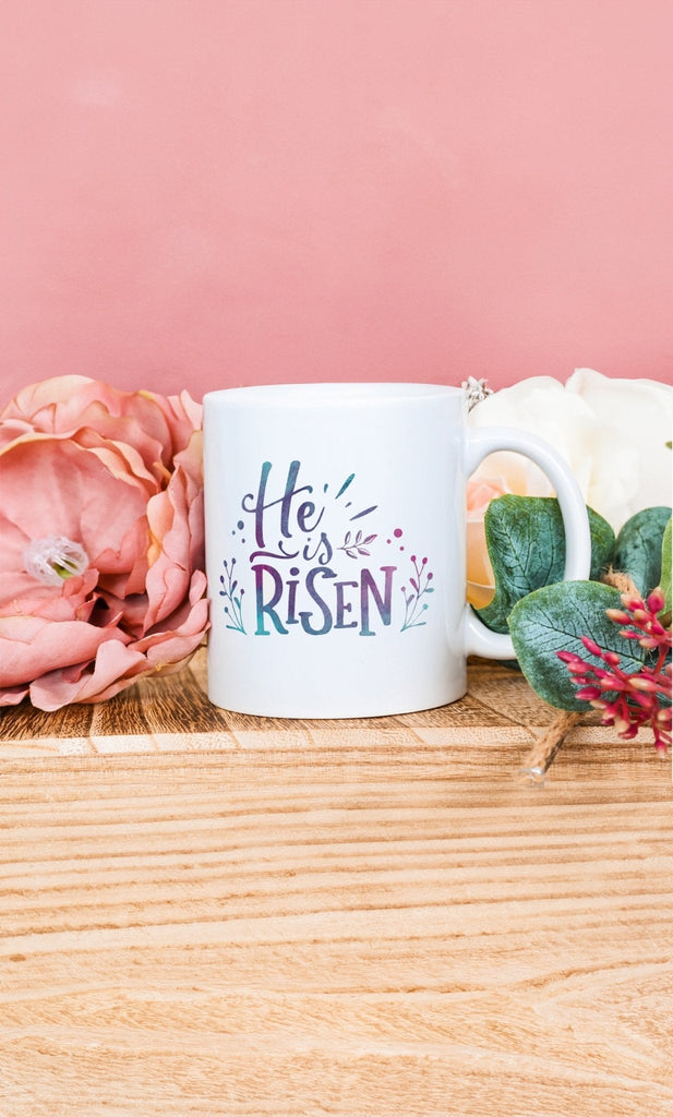 He Is Risen - Mug -  11oz -  Trini-T Ministries