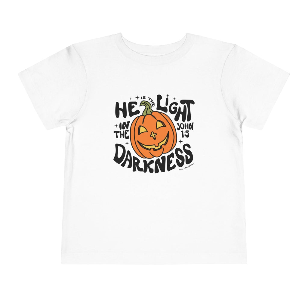 He is the Light - Toddler’s T-shirt - White / 2T - Kids clothes