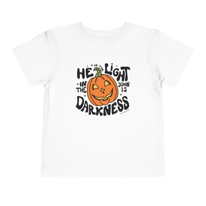 He is the Light - Toddler’s T-shirt - White / 2T - Kids clothes