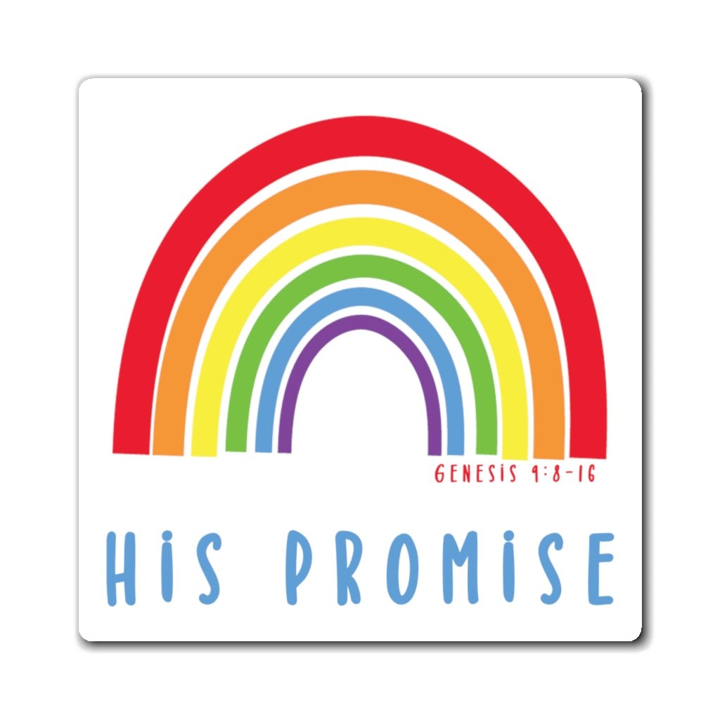 His Promise - Magnet -  3" × 3" -  Trini-T Ministries