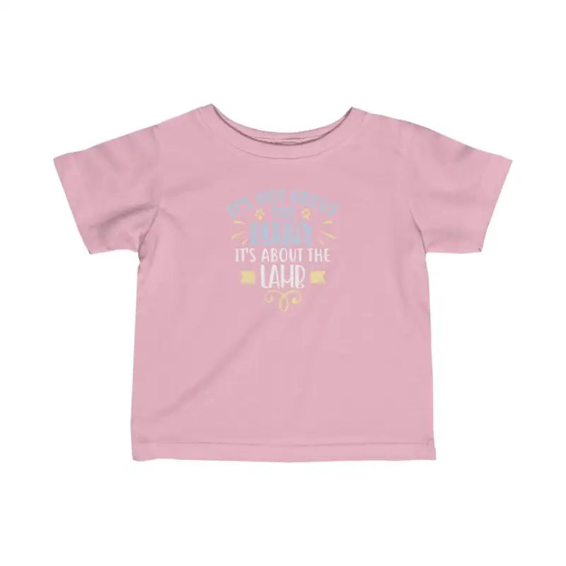 It's About The Lamb - Baby's T -  Light Blue / 12M, Heather / 12M, Pink / 12M, White / 12M, Heather / 18M, Light Blue / 18M, Pink / 18M, White / 18M, Heather / 24M, Light Blue / 24M -  Trini-T Ministries