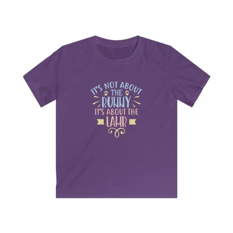 It's About The Lamb - Kid's T -  L / Purple, XS / Navy, XS / Purple, XS / Royal, XS / Sport Grey, XS / White, S / Navy, S / Purple, S / Royal, S / Sport Grey -  Trini-T Ministries