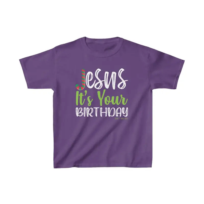 Jesus' Birthday - Kid's T -  XS / Navy, S / Navy, M / Navy, L / Navy, XL / Navy, XS / Black, S / Black, M / Black, L / Black, XL / Black -  Trini-T Ministries