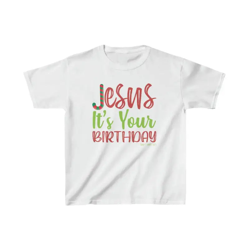 Jesus' Birthday - Kid's T -  XS / Navy, S / Navy, M / Navy, L / Navy, XL / Navy, XS / Black, S / Black, M / Black, L / Black, XL / Black -  Trini-T Ministries