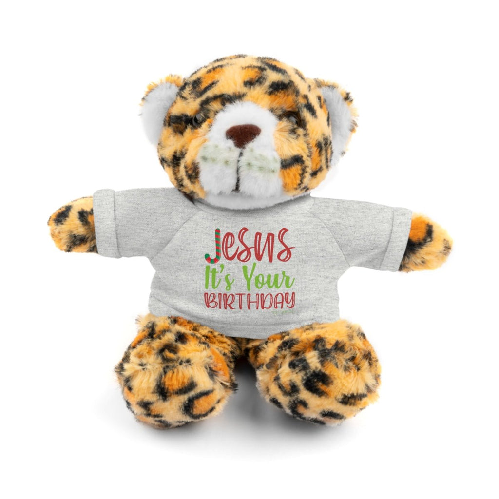 Jesus' Birthday - Plushie -  Forest Green / Bear / 8", Ash / Bear / 8", Ash / Bunny / 8", Ash / Jaguar / 8", Ash / Lion / 8", Ash / Panda / 8", Ash / Sheep / 8", Forest Green / Bunny / 8", Forest Green / Jaguar / 8", Forest Green / Lion / 8" -  Trini-T Ministries