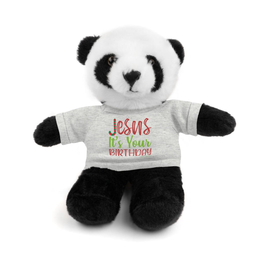 Jesus' Birthday - Plushie -  Forest Green / Bear / 8", Ash / Bear / 8", Ash / Bunny / 8", Ash / Jaguar / 8", Ash / Lion / 8", Ash / Panda / 8", Ash / Sheep / 8", Forest Green / Bunny / 8", Forest Green / Jaguar / 8", Forest Green / Lion / 8" -  Trini-T Ministries