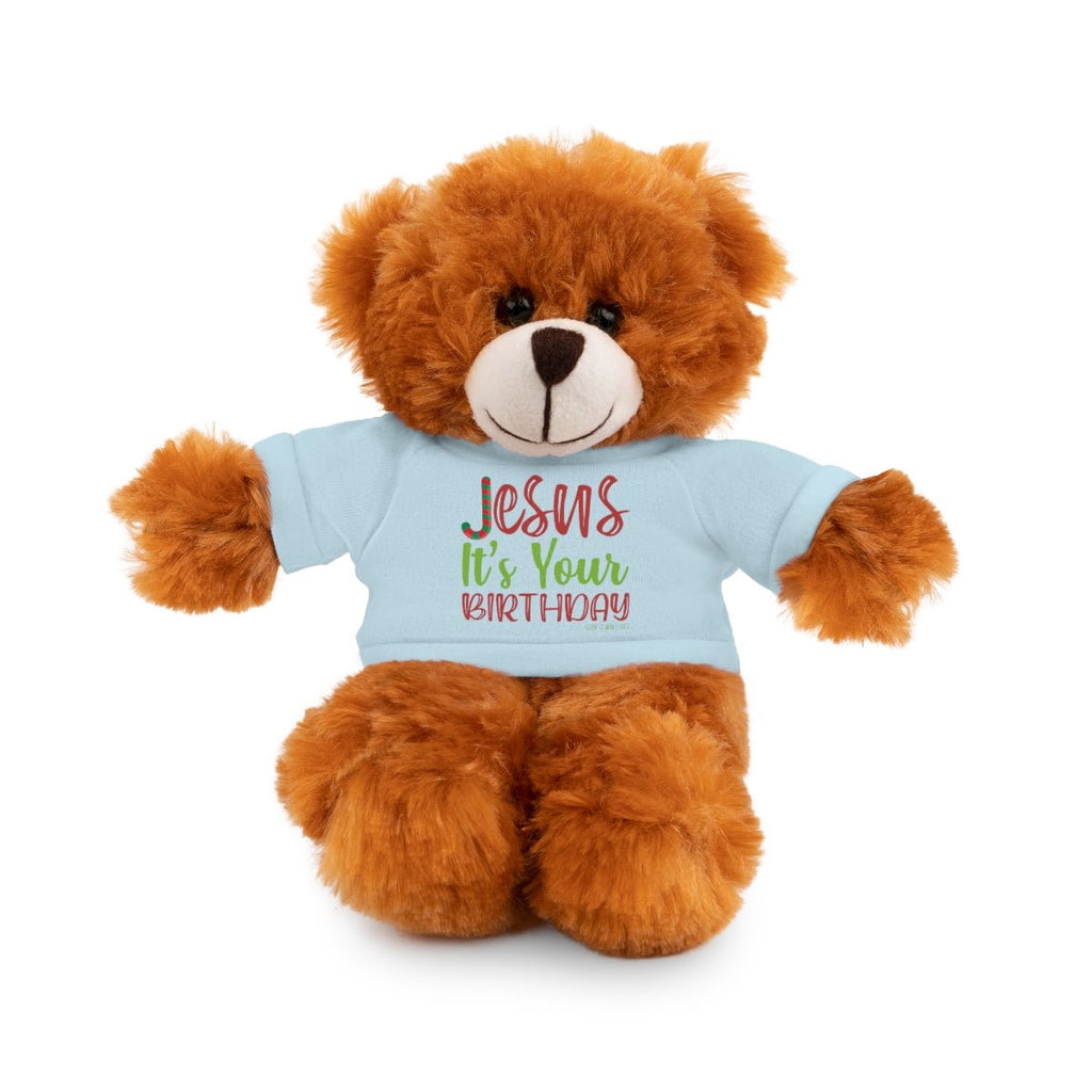 Jesus' Birthday - Plushie -  Forest Green / Bear / 8", Ash / Bear / 8", Ash / Bunny / 8", Ash / Jaguar / 8", Ash / Lion / 8", Ash / Panda / 8", Ash / Sheep / 8", Forest Green / Bunny / 8", Forest Green / Jaguar / 8", Forest Green / Lion / 8" -  Trini-T Ministries