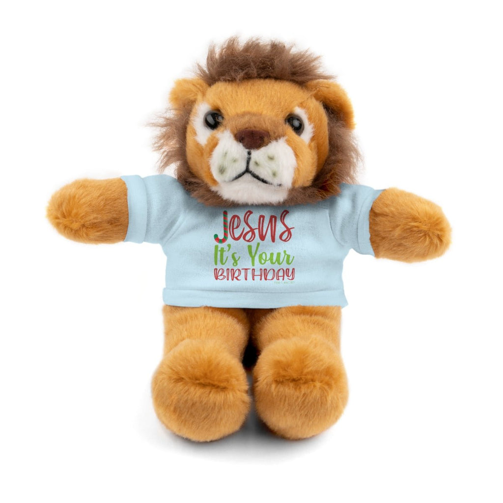 Jesus' Birthday - Plushie -  Forest Green / Bear / 8", Ash / Bear / 8", Ash / Bunny / 8", Ash / Jaguar / 8", Ash / Lion / 8", Ash / Panda / 8", Ash / Sheep / 8", Forest Green / Bunny / 8", Forest Green / Jaguar / 8", Forest Green / Lion / 8" -  Trini-T Ministries