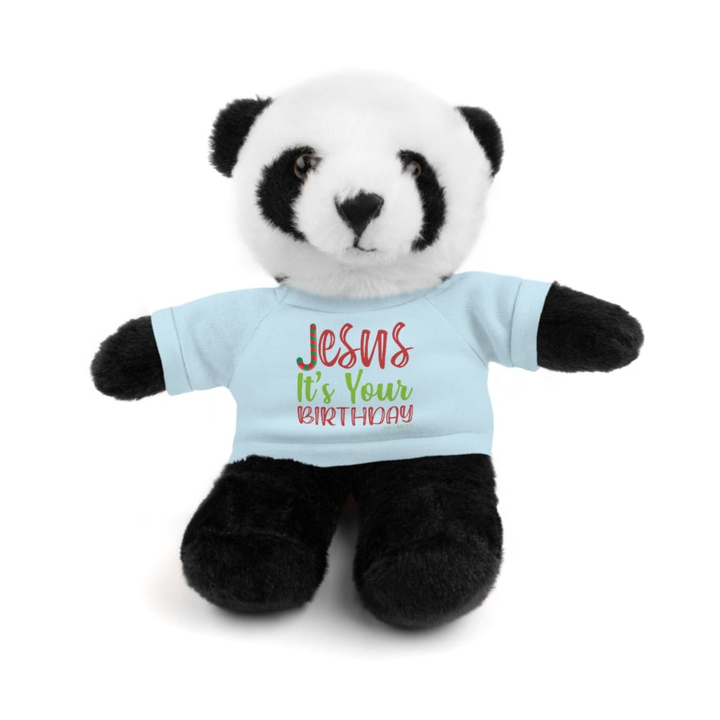 Jesus' Birthday - Plushie -  Forest Green / Bear / 8", Ash / Bear / 8", Ash / Bunny / 8", Ash / Jaguar / 8", Ash / Lion / 8", Ash / Panda / 8", Ash / Sheep / 8", Forest Green / Bunny / 8", Forest Green / Jaguar / 8", Forest Green / Lion / 8" -  Trini-T Ministries