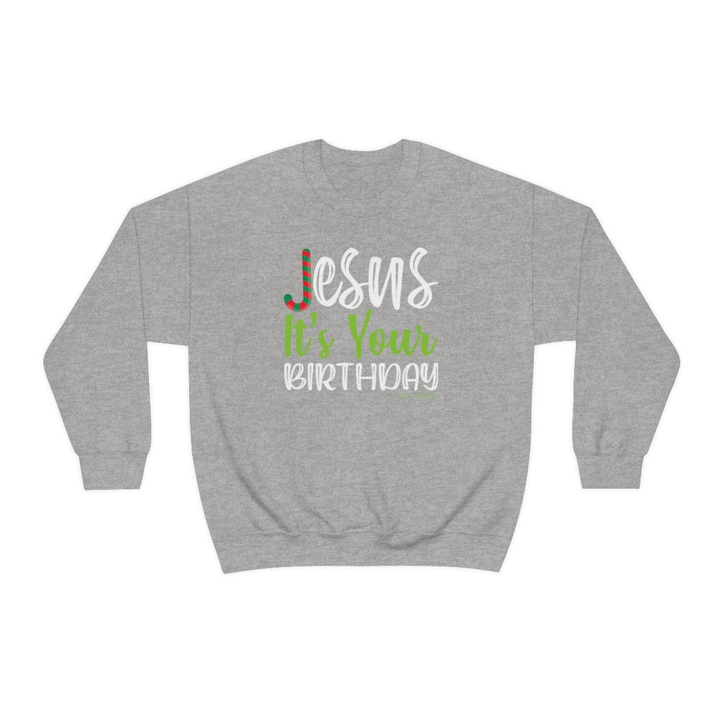 Jesus' Birthday - Sweatshirt -  S / Red, M / Red, L / Red, XL / Red, 2XL / Red, 3XL / Red, S / Black, M / Black, L / Black, XL / Black -  Trini-T Ministries