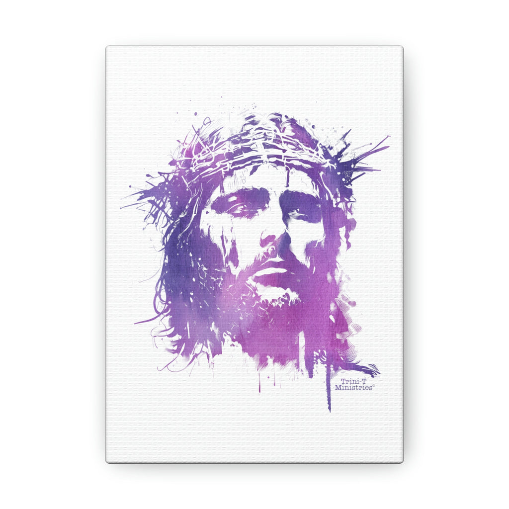 Jesus Crown of Thorns - Canvas -  32″ x 48″ / Premium Gallery Wraps (1.25″), 5″ x 7″ / Premium Gallery Wraps (1.25″), 18″ x 24″ / Premium Gallery Wraps (1.25″) -  Trini-T Ministries