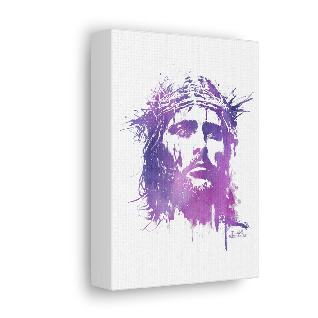 Jesus Crown of Thorns - Canvas -  32″ x 48″ / Premium Gallery Wraps (1.25″), 5″ x 7″ / Premium Gallery Wraps (1.25″), 18″ x 24″ / Premium Gallery Wraps (1.25″) -  Trini-T Ministries