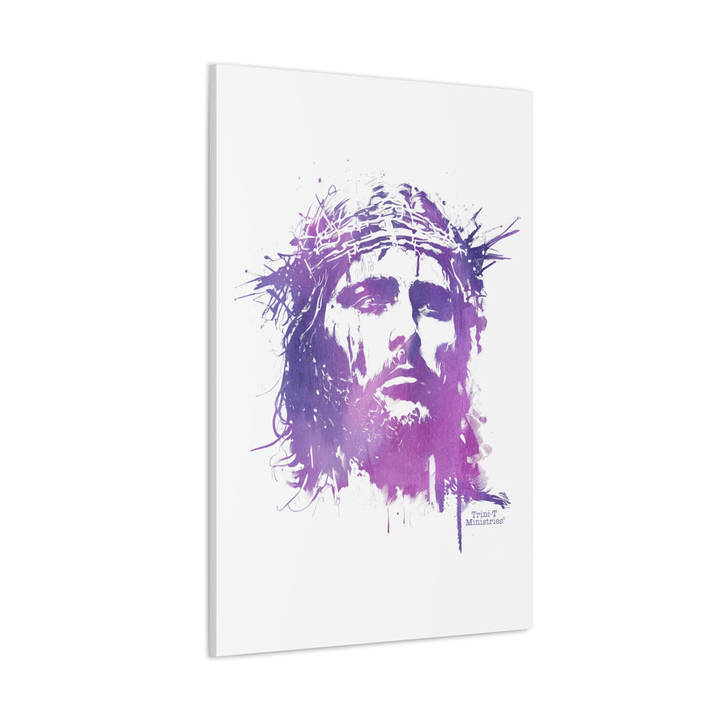 Jesus Crown of Thorns - Canvas -  32″ x 48″ / Premium Gallery Wraps (1.25″), 5″ x 7″ / Premium Gallery Wraps (1.25″), 18″ x 24″ / Premium Gallery Wraps (1.25″) -  Trini-T Ministries