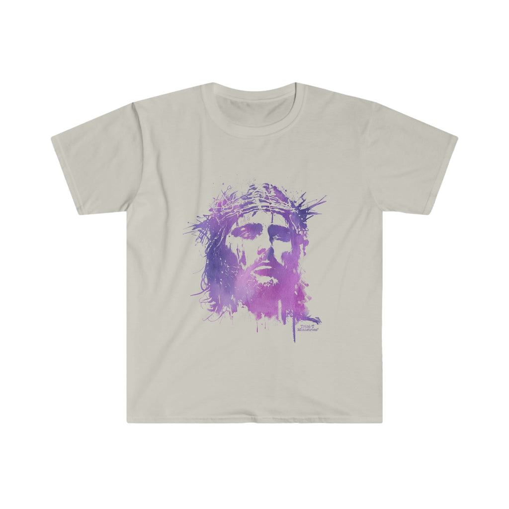 Jesus Crown of Thorns - T -  White / S, White / M, White / L, White / XL, White / 2XL, White / 3XL, Ice Grey / S, Natural / S, Ice Grey / M, Natural / M -  Trini-T Ministries