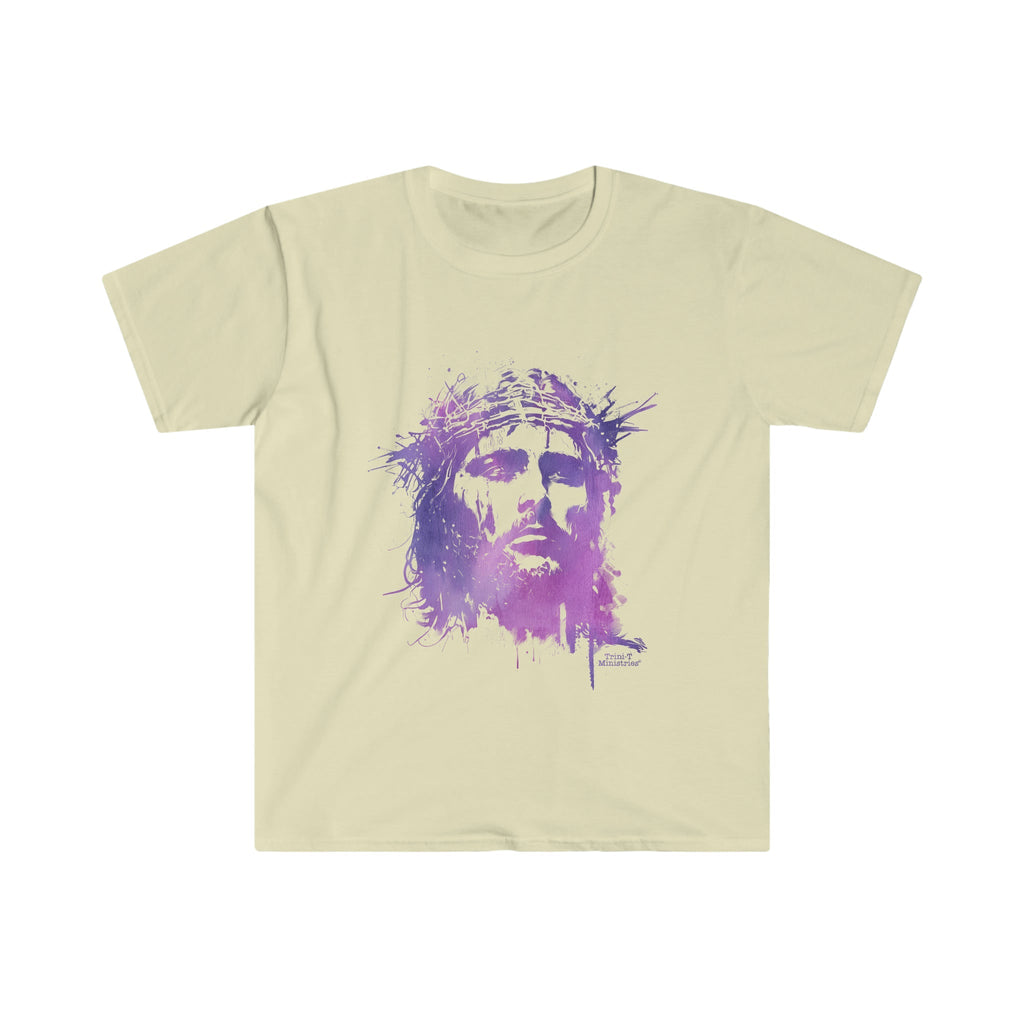 Jesus Crown of Thorns - T -  White / S, White / M, White / L, White / XL, White / 2XL, White / 3XL, Ice Grey / S, Natural / S, Ice Grey / M, Natural / M -  Trini-T Ministries