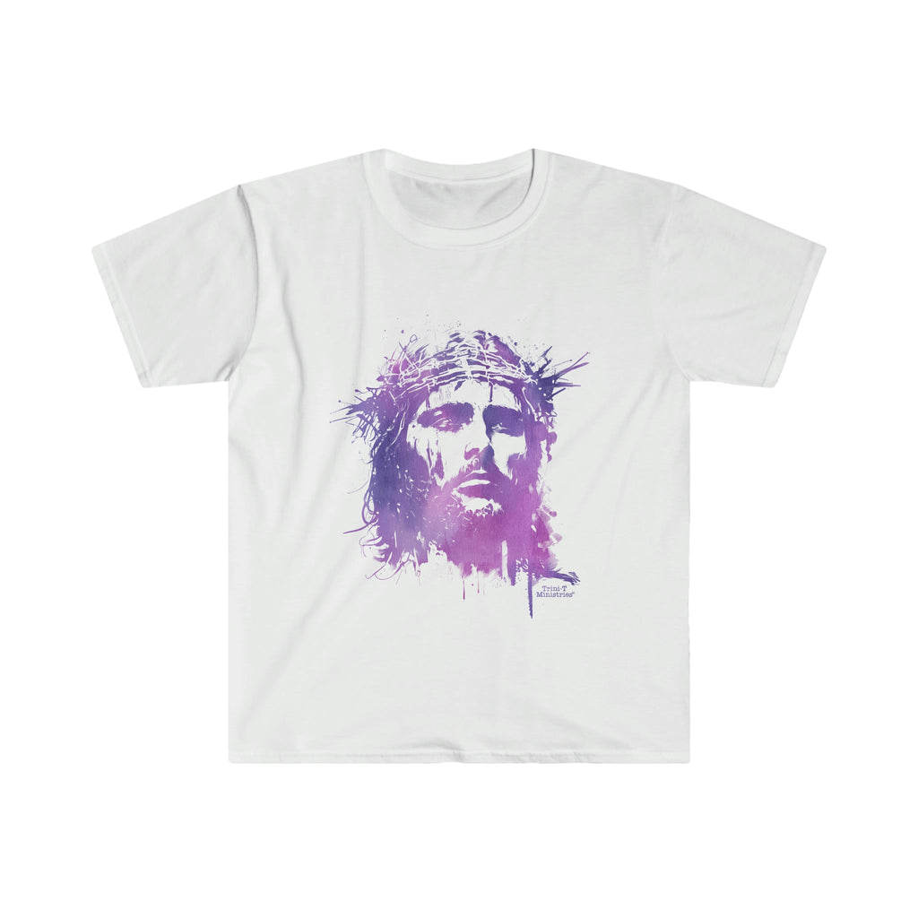 Jesus Crown of Thorns - T -  White / S, White / M, White / L, White / XL, White / 2XL, White / 3XL, Ice Grey / S, Natural / S, Ice Grey / M, Natural / M -  Trini-T Ministries