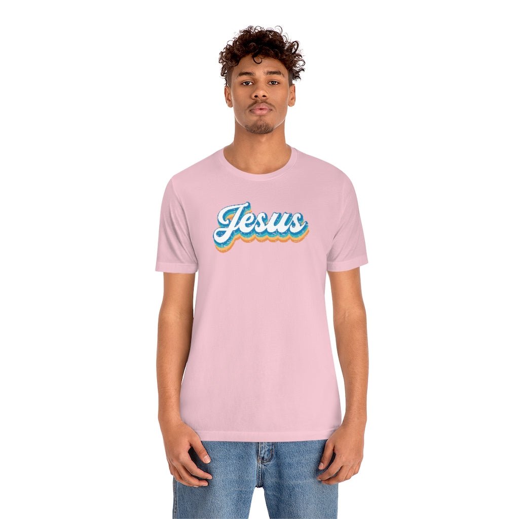 Jesus - Men's T -  Red / S, Red / M, Red / L, Red / XL, Red / 2XL, Red / 3XL, Black / S, Navy / S, Pink / S, White / S -  Trini-T Ministries