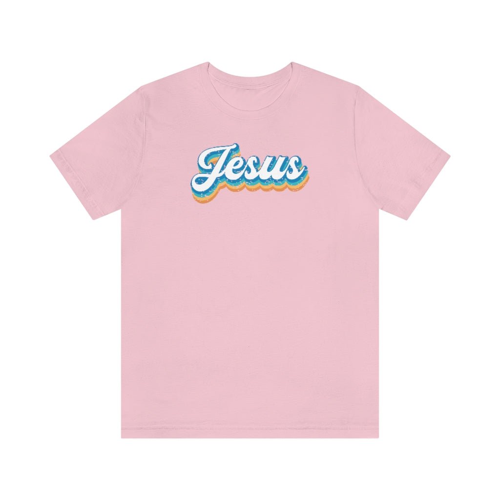 Jesus - Men's T -  Red / S, Red / M, Red / L, Red / XL, Red / 2XL, Red / 3XL, Black / S, Navy / S, Pink / S, White / S -  Trini-T Ministries