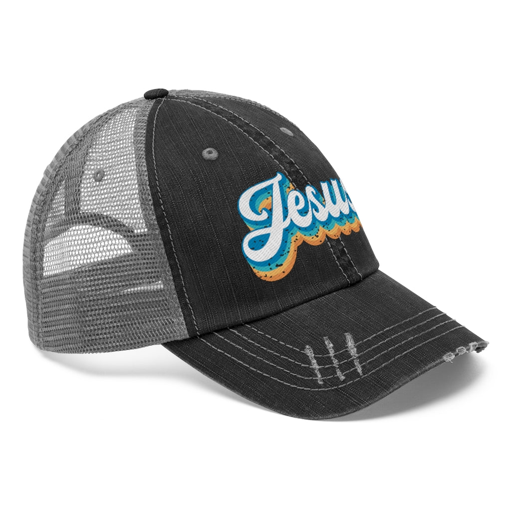 Jesus - Trucker Hat -  True Navy / One size, Black / One size -  Trini-T Ministries