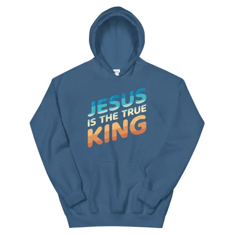 King Jesus - Hoodie -  Black / S, Black / M, Black / L, Black / XL, Black / 2XL, Black / 3XL, Black / 4XL, Black / 5XL, Navy / S, Navy / M -  Trini-T Ministries