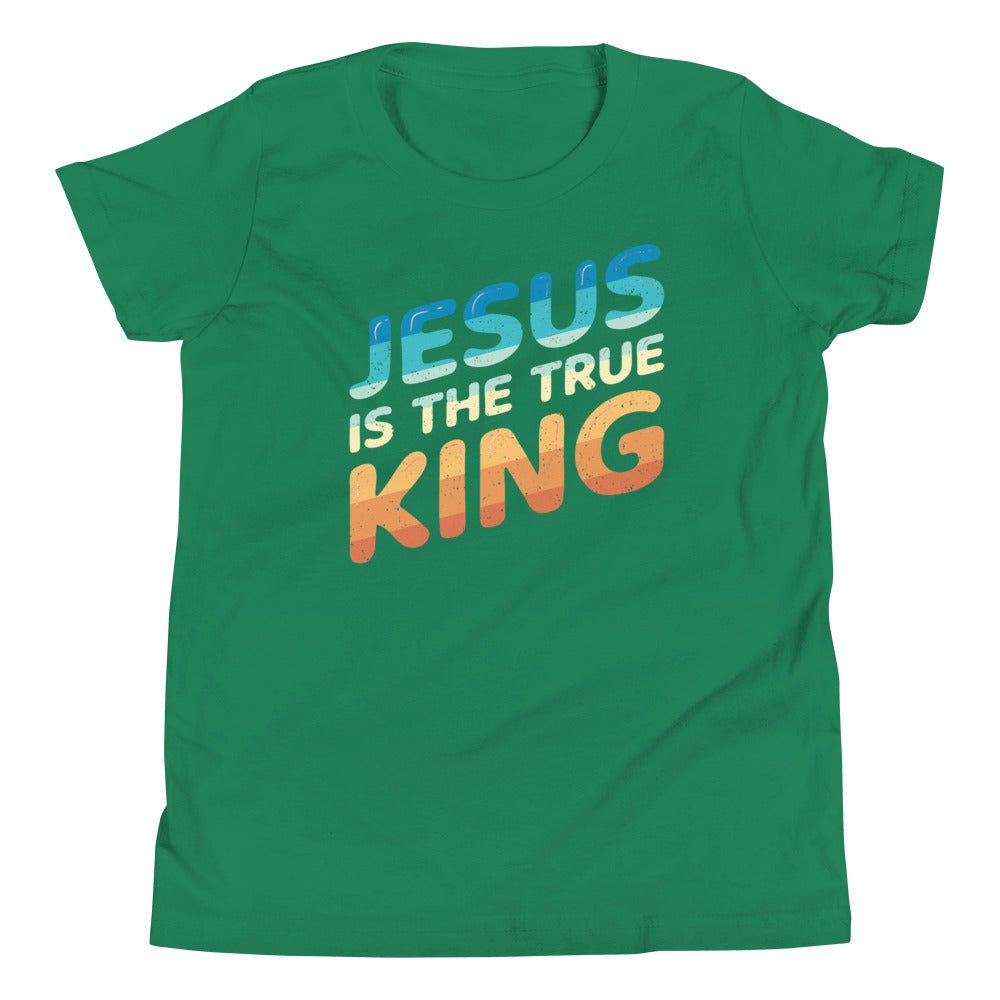 King Jesus - Kid's T -  Black / S, Black / M, Black / L, Black / XL, Navy / S, Navy / M, Navy / L, Navy / XL, Red / S, Red / M -  Trini-T Ministries