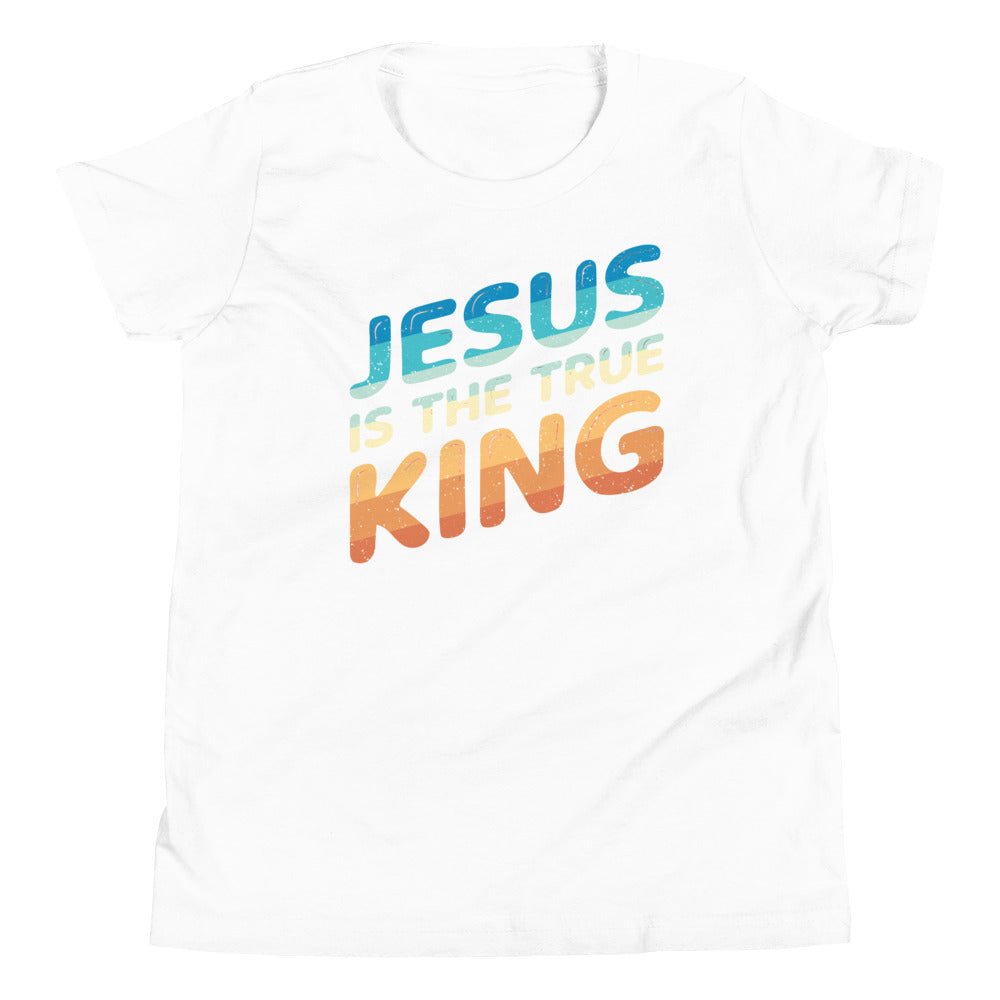 King Jesus - Kid's T -  Black / S, Black / M, Black / L, Black / XL, Navy / S, Navy / M, Navy / L, Navy / XL, Red / S, Red / M -  Trini-T Ministries