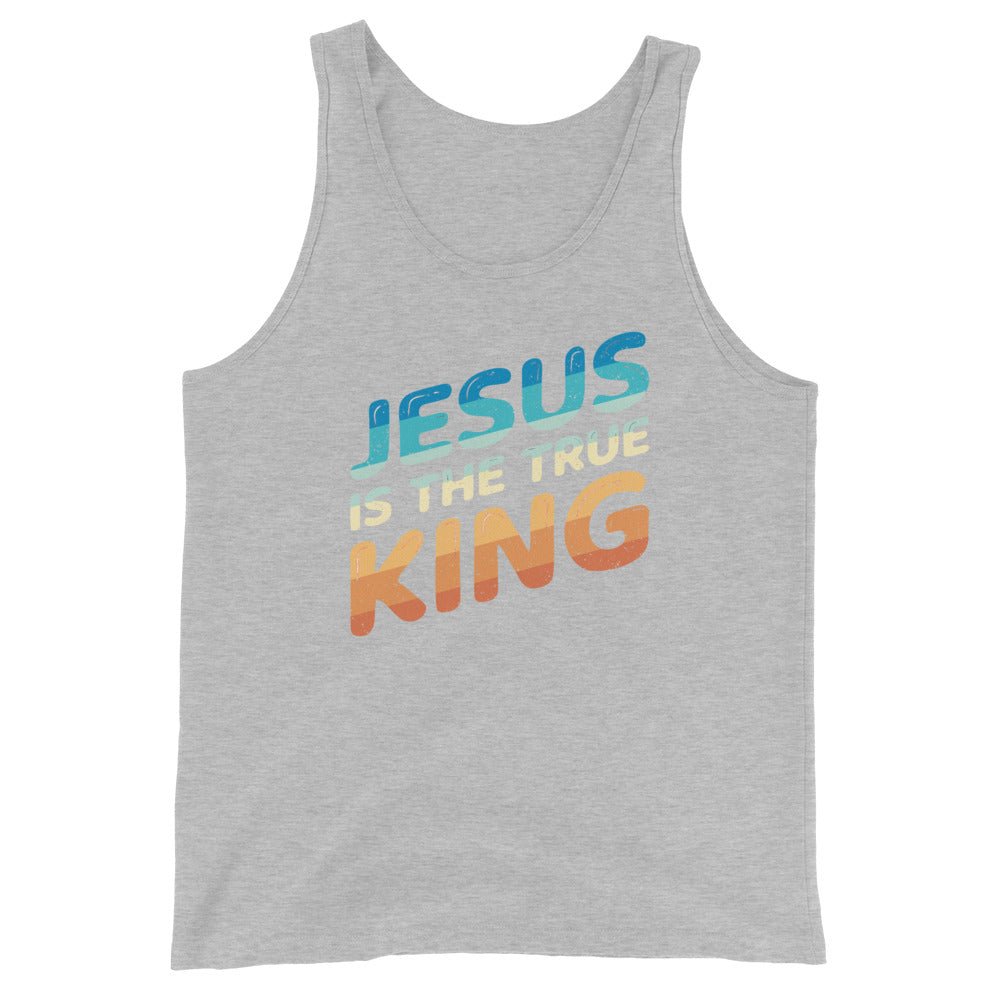 King Jesus - Men's Tank -  Black / XS, Black / S, Black / M, Black / L, Black / XL, Black / 2XL, Navy / XS, Navy / S, Navy / M, Navy / L -  Trini-T Ministries