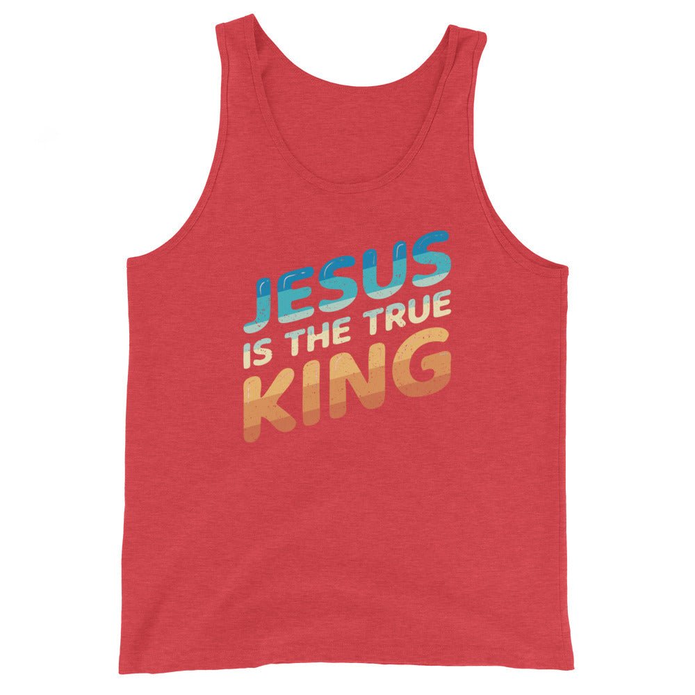 King Jesus - Men's Tank -  Black / XS, Black / S, Black / M, Black / L, Black / XL, Black / 2XL, Navy / XS, Navy / S, Navy / M, Navy / L -  Trini-T Ministries