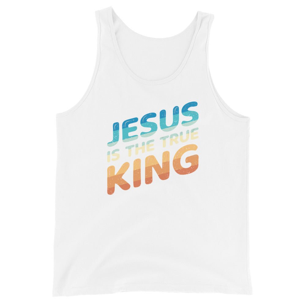 King Jesus - Men's Tank -  Black / XS, Black / S, Black / M, Black / L, Black / XL, Black / 2XL, Navy / XS, Navy / S, Navy / M, Navy / L -  Trini-T Ministries