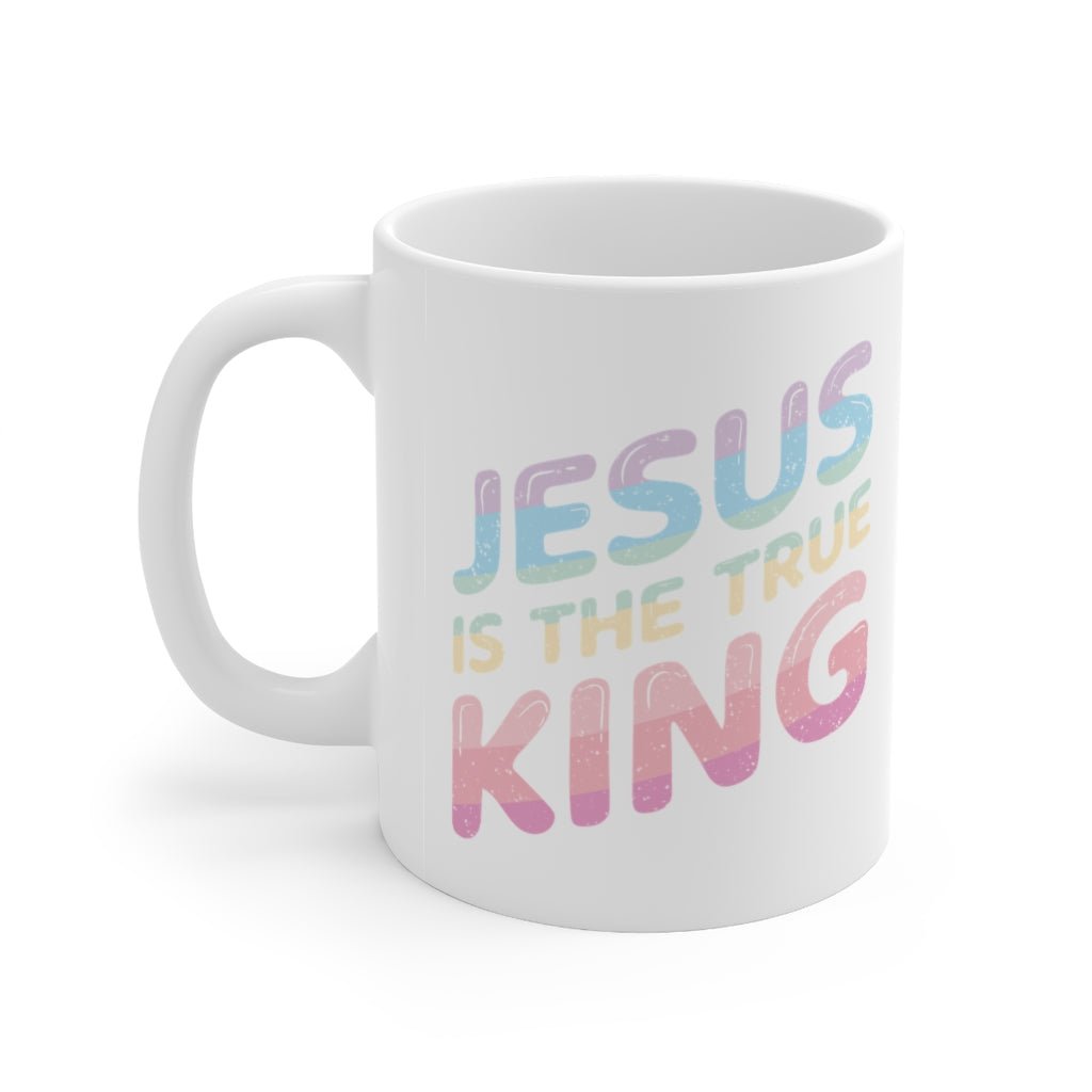 King Jesus - Pastel - Mug -  11oz -  Trini-T Ministries