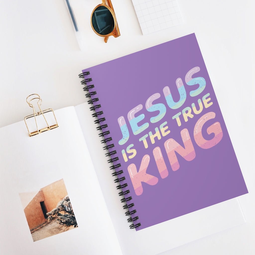 King Jesus - Pastel - Notebook -  One Size -  Trini-T Ministries