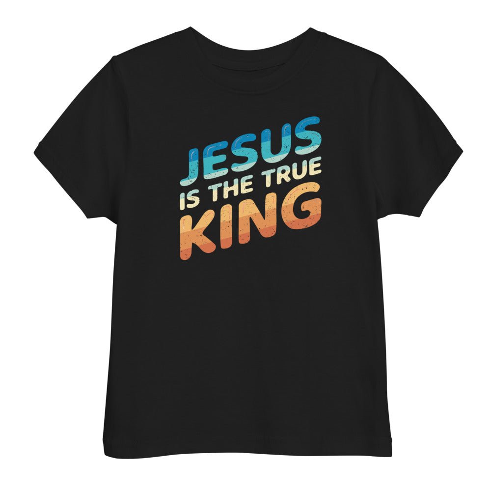 King Jesus - Toddler's T -  Black / 2, Black / 3, Black / 4, Black / 5/6, Navy / 2, Navy / 3, Navy / 4, Navy / 5/6, Hot Pink / 2, Hot Pink / 3 -  Trini-T Ministries