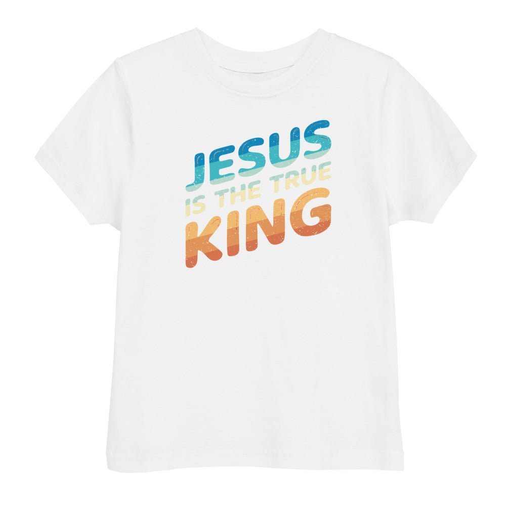 King Jesus - Toddler's T -  Black / 2, Black / 3, Black / 4, Black / 5/6, Navy / 2, Navy / 3, Navy / 4, Navy / 5/6, Hot Pink / 2, Hot Pink / 3 -  Trini-T Ministries