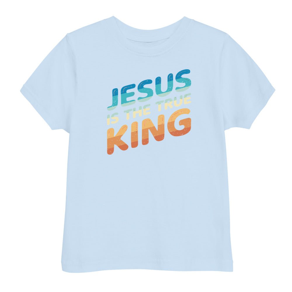 King Jesus - Toddler's T -  Black / 2, Black / 3, Black / 4, Black / 5/6, Navy / 2, Navy / 3, Navy / 4, Navy / 5/6, Hot Pink / 2, Hot Pink / 3 -  Trini-T Ministries