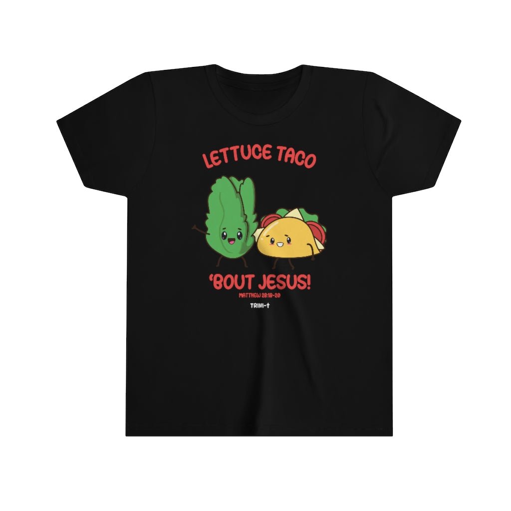 Lettuce Taco - Kid's T -  Heather Navy / L, Black / S, White / S, Kelly / S, Pink / S, True Royal / S, Heather Navy / S, Gold / S, Black / M, White / M -  Trini-T Ministries