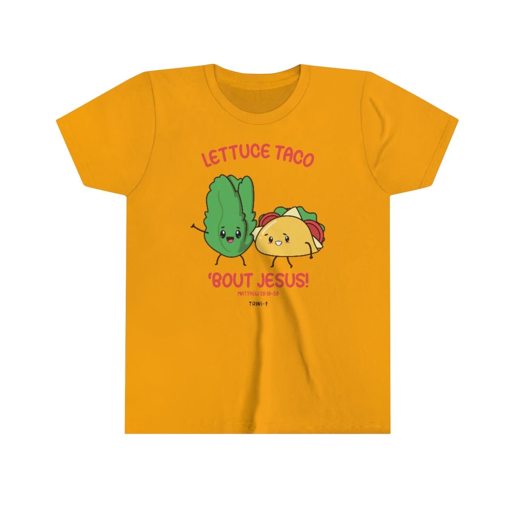 Lettuce Taco - Kid's T -  Heather Navy / L, Black / S, White / S, Kelly / S, Pink / S, True Royal / S, Heather Navy / S, Gold / S, Black / M, White / M -  Trini-T Ministries