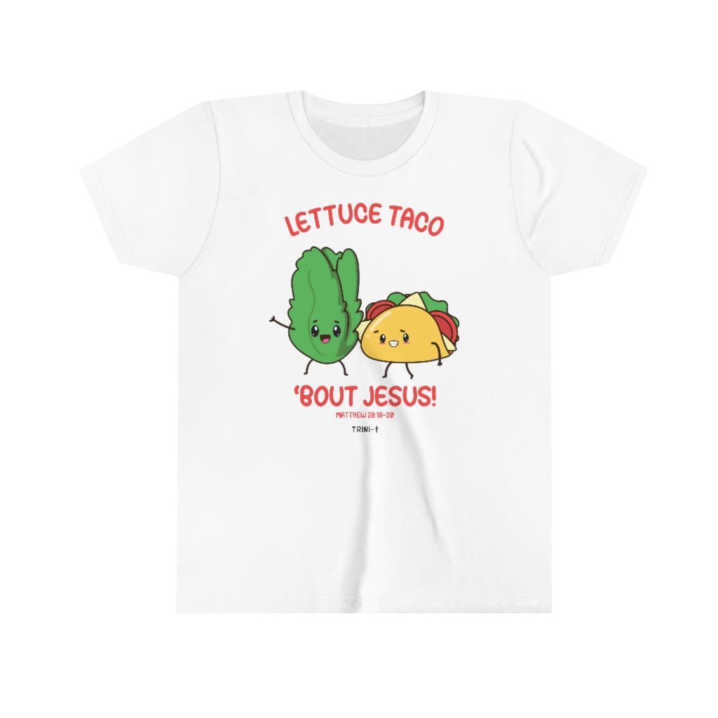 Lettuce Taco - Kid's T -  Heather Navy / L, Black / S, White / S, Kelly / S, Pink / S, True Royal / S, Heather Navy / S, Gold / S, Black / M, White / M -  Trini-T Ministries