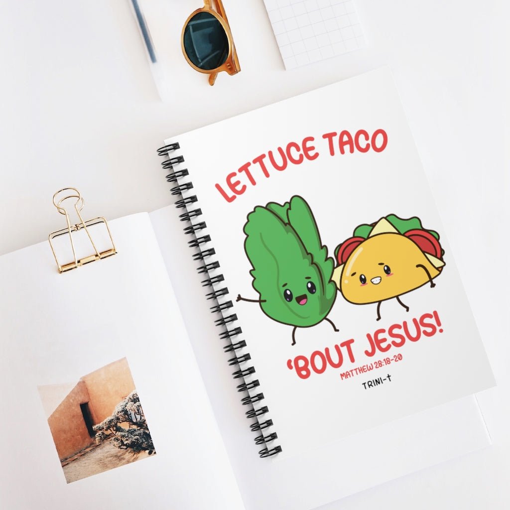 Lettuce Taco - Notebook -  One Size -  Trini-T Ministries