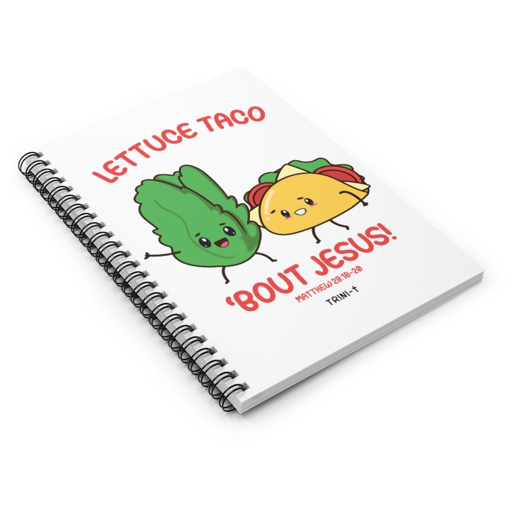 Lettuce Taco - Notebook -  One Size -  Trini-T Ministries