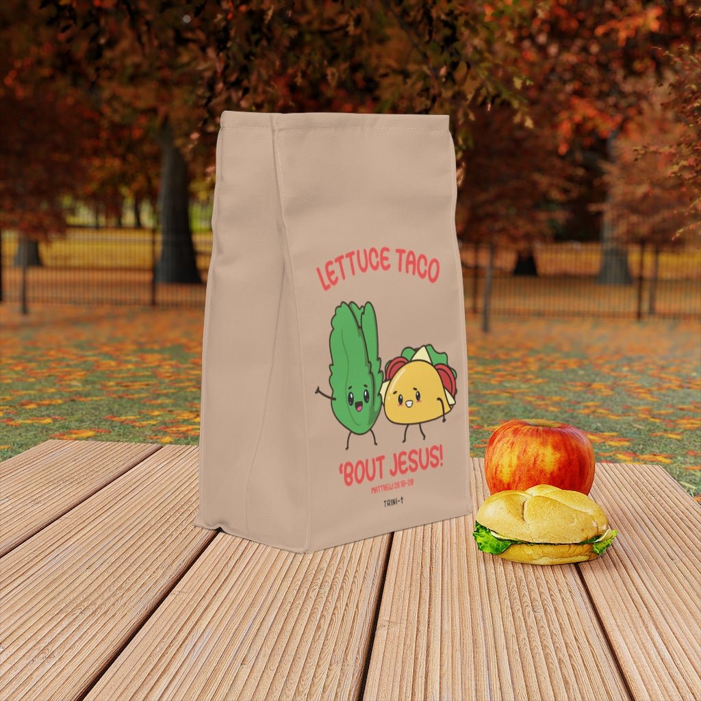 Lettuce Taco - Thermal Lunch Bag -  11.75'' × 7.25'' × 4.75'' -  Trini-T Ministries