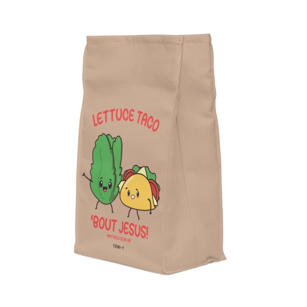 Lettuce Taco - Thermal Lunch Bag -  11.75'' × 7.25'' × 4.75'' -  Trini-T Ministries