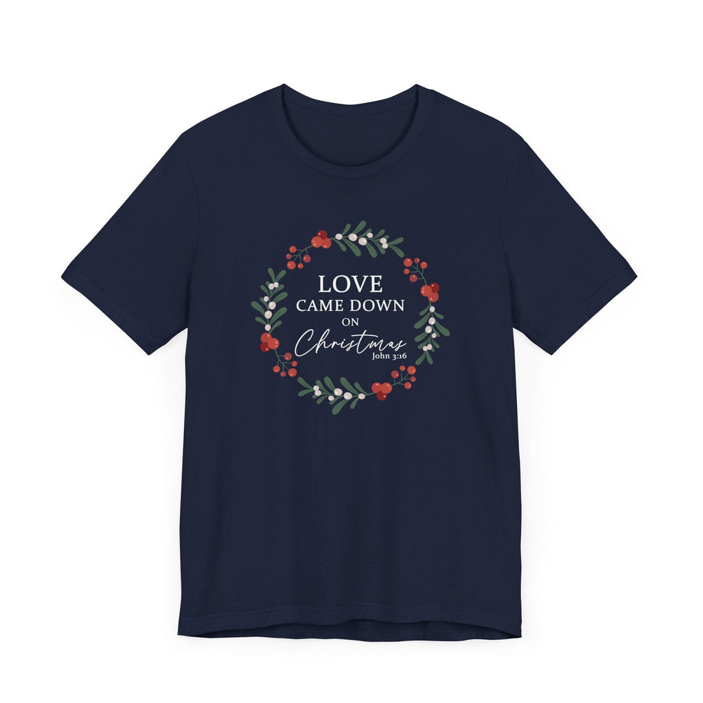 Love Came Down - T-Shirt - Navy / S