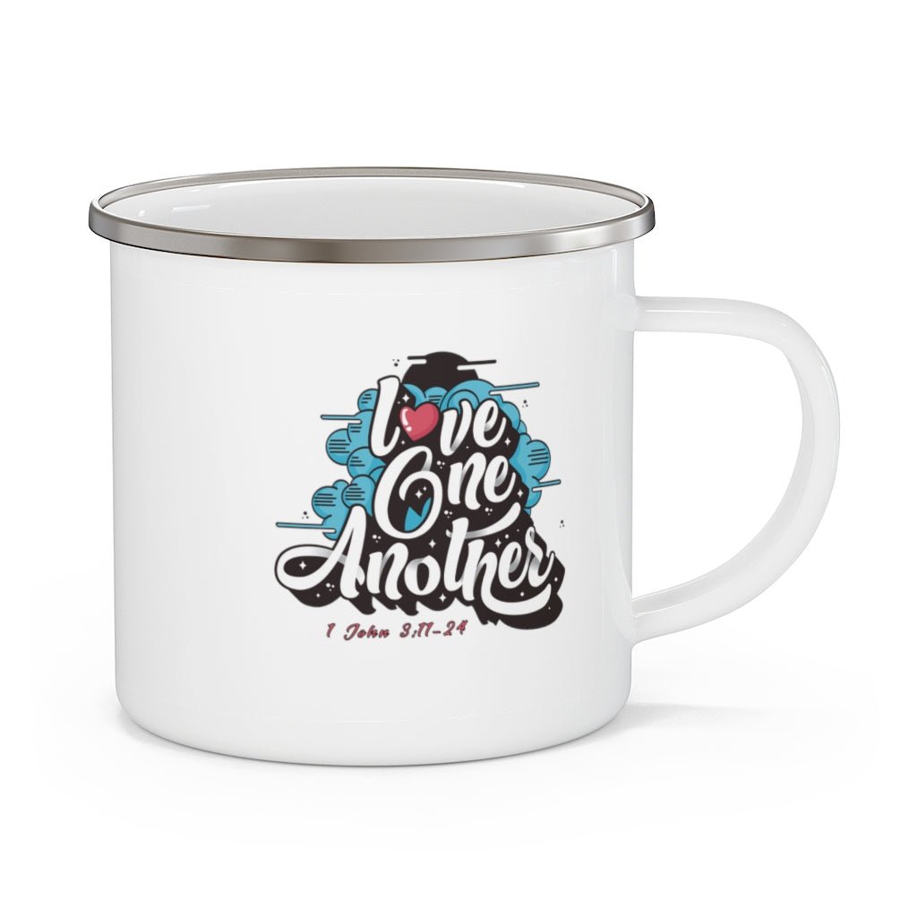 Love One Another - Camping Mug -  12oz -  Trini-T Ministries